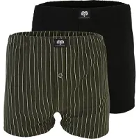 Ceceba Calzoncillo boxer verde oscuro / negro / blanco