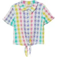 s.Oliver Blusa jade / lila / rosa / blanco