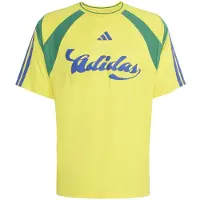 Adidas Camiseta 'Tiro' azul real / amarillo / verde