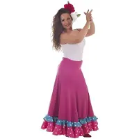 Creaciones Llopis Traje De Baile Flamenco Fucsia