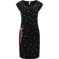 Ragwear Vestido de verano 'Penelope' rosa / negro