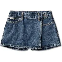 Calvin Klein Girls Denim Wrap Skort Beckford Wash Talla: 14 | Faldas Outlet | Unisex | Azul