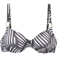 LASCANA Top de bikini antracita