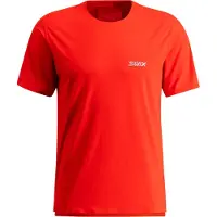Swix - Position Tee - Camiseta de running size L, rojo