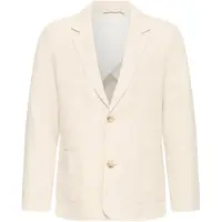 Casual Friday Chaqueta tipo saco para negocios ' CFTorup Linen ' beige moteado