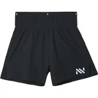 Nnormal - Ropa para trail running - Race Short 02 Black de Nylon - Talla XL - Negro