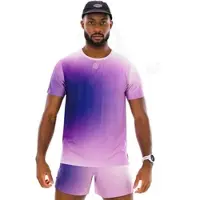 Circle - Ropa para trail running - Legend Race T-Shirt Purple Cloud de Lana - Talla XL - Púrpura