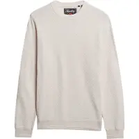 Superdry para hombre. M6110681A Jersey Texture beige (3XL), Casual, Algodón, outlet 2026.