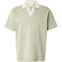 Revolution - Jaquard Polo Shirt - Polo size S, oliva