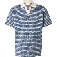 Revolution - Jaquard Polo Shirt - Polo size S, azul