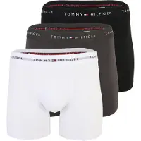 Tommy Hilfiger Underwear Calzoncillo boxer gris oscuro / negro / blanco