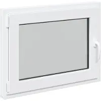 vidaXL Ventana oscilante y pivotante para sótano, modelo RISOR, 80 x 60 cm