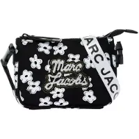 Marc Jacobs para niña. W60835 Bandolera floral negro (OSFA), Casual, Poliéster, moda infantil, outlet 2026.