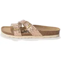 Bayton Zapatos abiertos 'CLEO' marrón / rosa