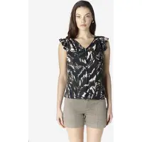 KOROSHI Blusa beige / caqui / negro