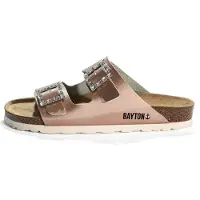 Bayton Zapatos abiertos 'STRASS ATLAS' marrón / rosa