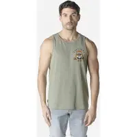 KOROSHI Camiseta caqui / naranja / negro / blanco