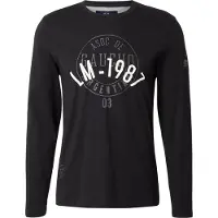 La Martina Camiseta gris oscuro / negro / blanco