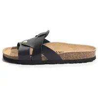 Bayton Zapatos abiertos 'BASELITZ' beige / negro