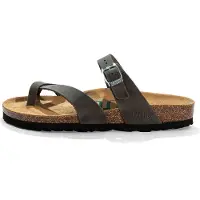 Bayton Sandalias de dedo 'DIANE' gris oscuro