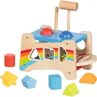 Goki Juguete Educativo Hammer Bench With Xylophone 58304