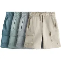 The Set Pantalón beige / azul paloma / gris claro / menta