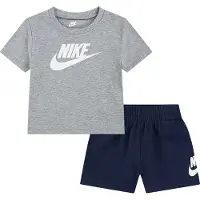 Nike Conjunto 'CLUB' navy / gris moteado / blanco