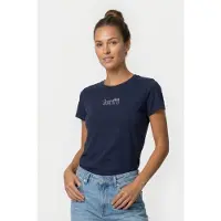 Levi's The Perfect Tee Peacot Logo Talla: S | Camisetas de Seda Outlet | Mujer