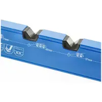 Högert Nivel para electricistas, marca Technik, 480 mm, aluminio. Nivel para electricistas, herramienta de medición para instalaciones eléctricas, artículo HT4M041