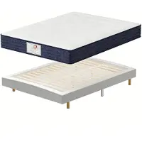 DEWINNER Colchón de 120 x 190 cm | 22 cm de grosor | Colchón para cama de adulto | Espuma viscoelástica, soporte perfecto | Alto nivel de soporte |