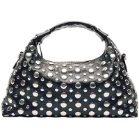 Núnoo Dandy Rivet Air Black Talla: OS | Bolsos de Mano Outlet | Mujer | Negro