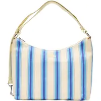 Núnoo Rio Canvas Blue Stripes Talla: OS | Bolsos de Mano Outlet | Mujer | Azul