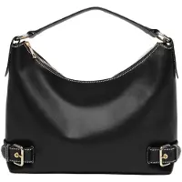 Núnoo Rio Florence Black W. Gold Talla: OS | Bolsos de Mano Outlet | Mujer | Negro