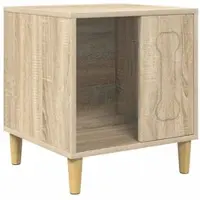 vidaXL Caseta para perros Sonoma, 44 x 42 x 49 cm, material de madera