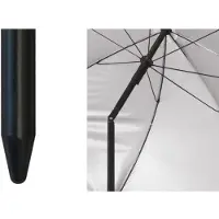 OEM Parasol para piernas de aluminio, diámetro 220 cm, protección UV 50+, color amarillo