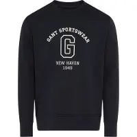 Gant Graphic Crew Neck Evening Blue Talla: L | Jerséis Outlet | Hombre | Azul