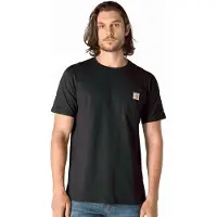 Carhartt - Force Pocket S/S T-Shirt - Camiseta de manga corta size L, negro