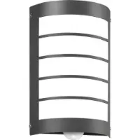 CMD Lámpara de pared LB25, acero inoxidable, color antracita