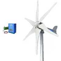 OEM Generador eólico, producción de energía eficiente, construcción duradera, con control híbrido, 4000W, 12V