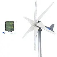 OEM Generador eólico, producción de energía eficiente, construcción duradera, con control independiente, 4000W, 48V