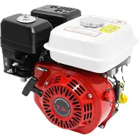 OEM Motor de gasolina, 4 tiempos, 212 cc de cilindrada, color rojo