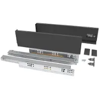 Emuca Cajón Exterior Vertex 40kg 93x450 Mm