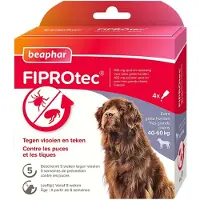 Beaphar FiproTec Spot-On Perro 40 - 60 kg - 3 + 1 pipetas