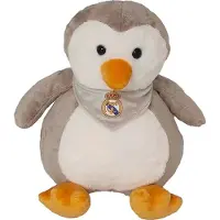 Real Madrid Peluche De Pingüino 25 Cm