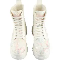 Buffalo Botines con cordones 'Aspha Rld' azul claro / amarillo claro / rosa / blanco