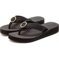 LASCANA Sandalias de dedo negro