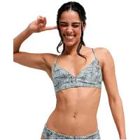 Roxy - Women's Pro Surf Athletic tri - Parte superior de bikini size XS, fucsia