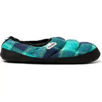 Nuvola Nuvola. Zapatillas de casa 'Classic Scotland' turquesa