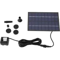 OEM Kit solar para grifo de agua, con 4 boquillas, ideal para estanques y fuentes de jardín