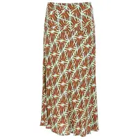River Woods Wide Skirt Yoke Brown Talla: 34 | Faldas Maxi Outlet | Mujer | Marrón